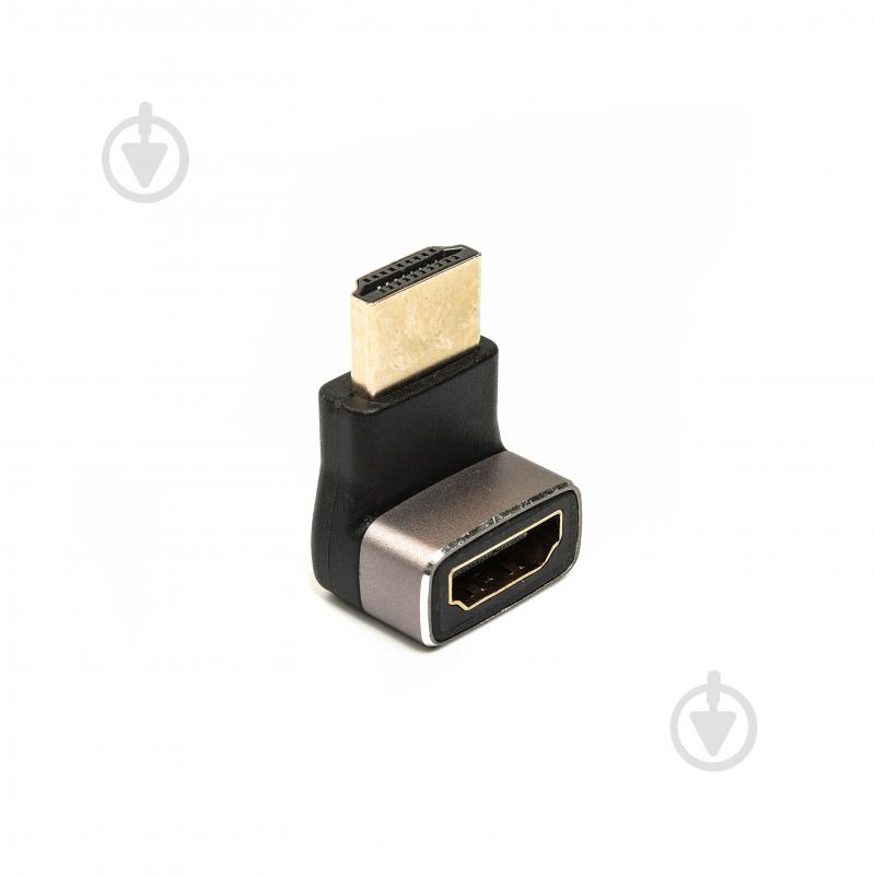 Адаптер Cablexpert угловой HDMI соединитель V2.1 8K@60Hz black (AP-HDMI8K270-FML) - фото 3