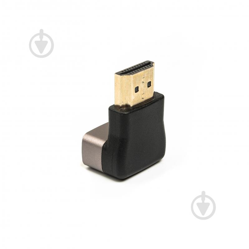 Адаптер Cablexpert угловой HDMI соединитель V2.1 8K@60Hz black (AP-HDMI8K270-FML) - фото 4