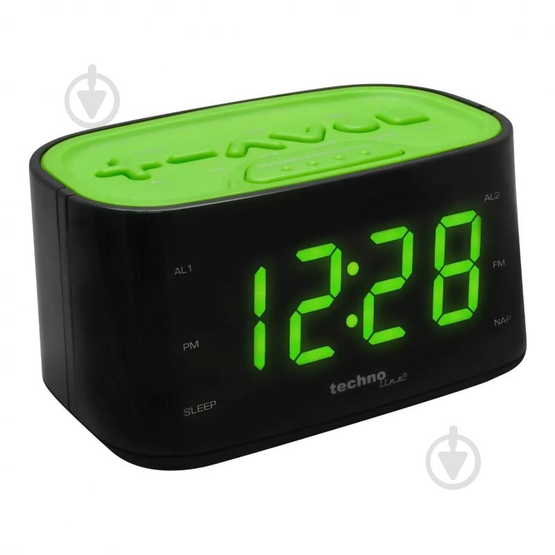 Годинник настільний WT465 Black/Green Technoline - фото 3 Годинник настільний WT465 Black/Green Technoline - фото 3