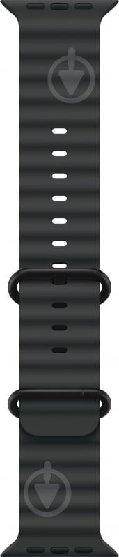 Ремешок Apple 49mm Black Ocean Band - Natural Titanium Finish (MXTL3ZM/A) - фото 1