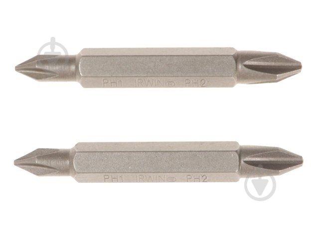 Набор бит Irwin двусторонних 50 мм Ph1 / Ph2 2 шт. - фото 2