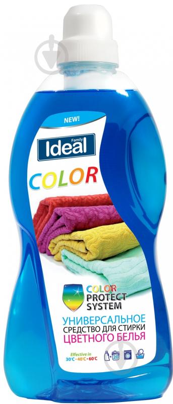 Універсальний засіб для машинного та ручного прання Family ideal Color 1000 л - фото 