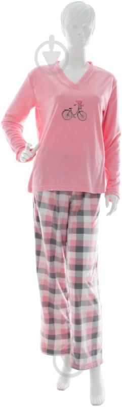 Пижама женская Rose cell кофта + брюки р. L розовый - фото 1