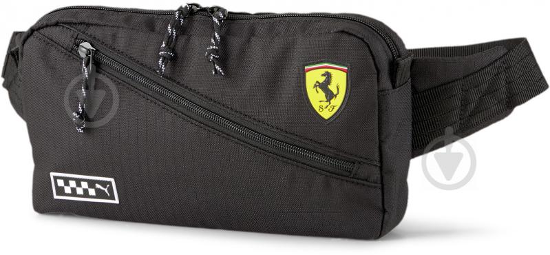 Сумка на пояс Puma Ferrari SPTWR Waist Bag 07808902 черный - фото 1