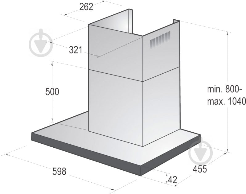 Витяжка Gorenje WHT6SYW/Simplicity - фото 5