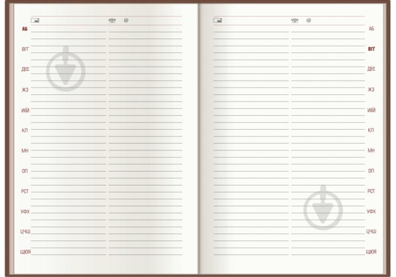 Дневник недатированный красный линия Optima Vivella A5 O25429-18 - фото 4