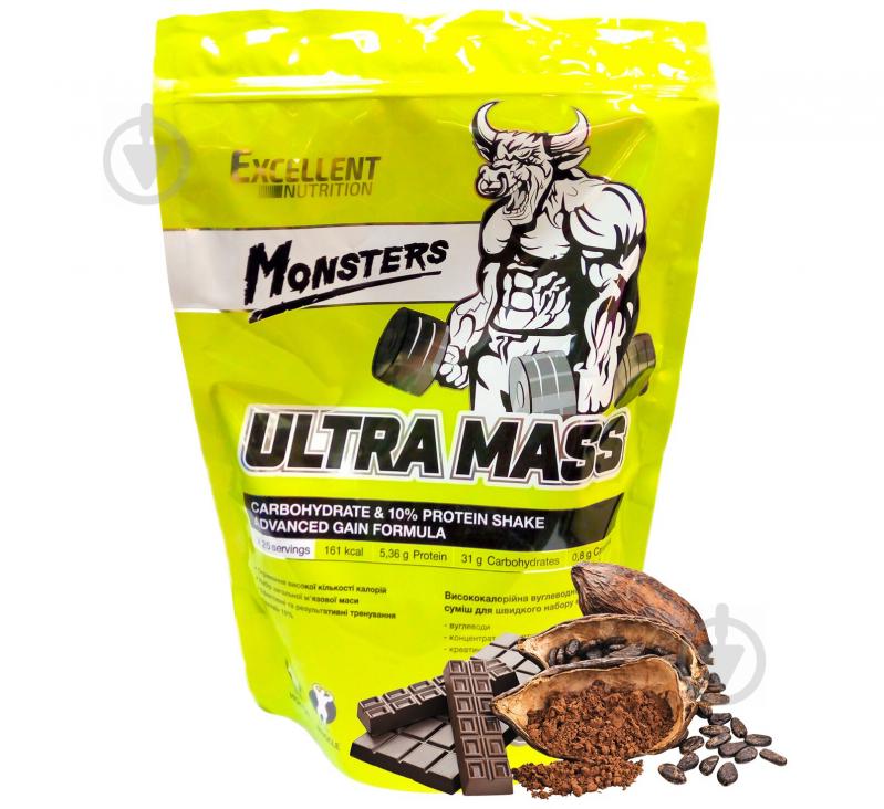 Гейнер ULTRA MASS Excellent Nutrition Какао 1 кг - фото 1