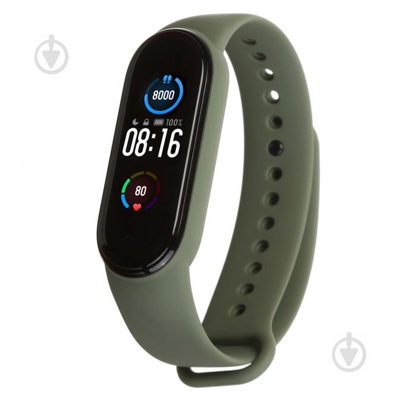 Ремешок для фитнес-браслета Armorstandart для Xiaomi Mi Band 6/5 Khaki 56992 - фото 1