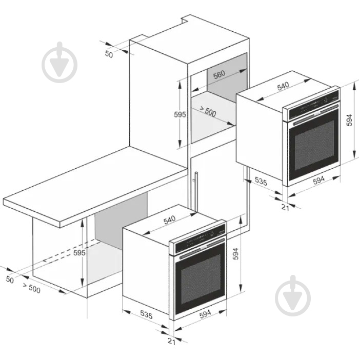 Духовой шкаф Kaiser EH 6330 - фото 2