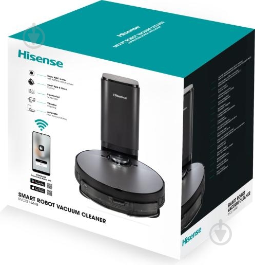 Робот-пылесос Hisense RVCLS144AB (S8+) black - фото 17