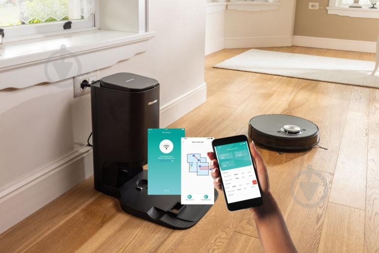 Робот-пылесос Hisense RVCLS144AB (S8+) black - фото 18