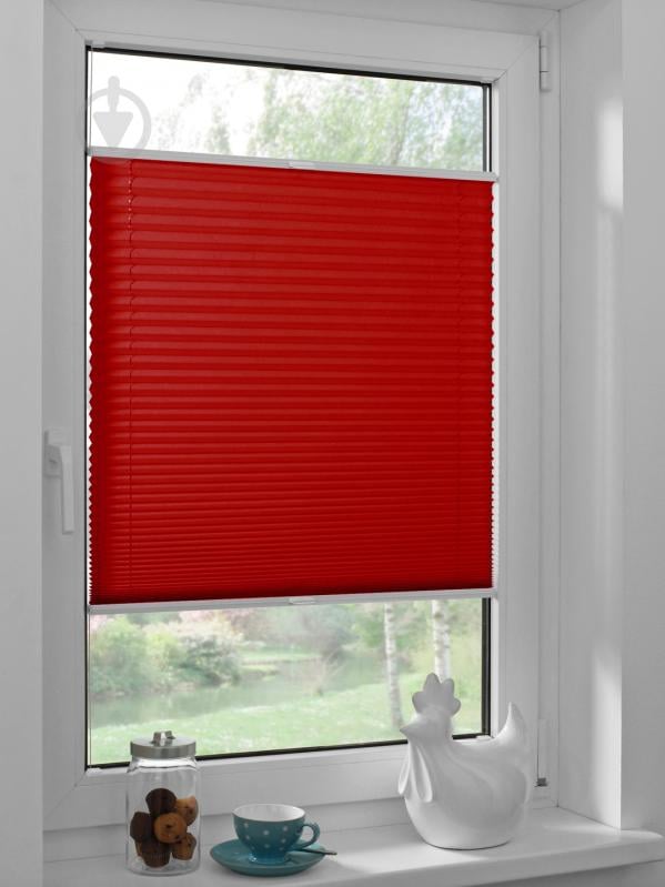 Штора-плісе Rollotex тканина DUO ECORO 112х115 см Червоний - фото 3