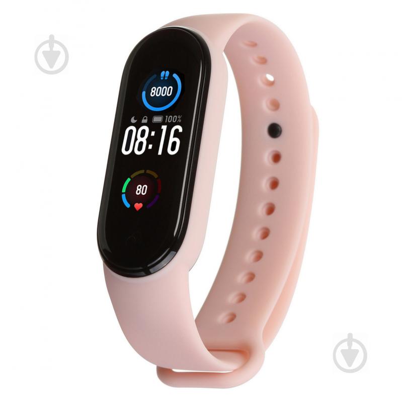 Ремінець для фітнес-браслета Armorstandart для Xiaomi Mi Band 6/5 Pink Sand 56996 - фото 1