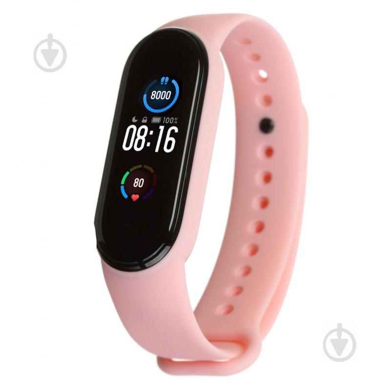 Ремешок для фитнес-браслета Armorstandart для Xiaomi Mi Band 6/5 Pink 57002 - фото 1