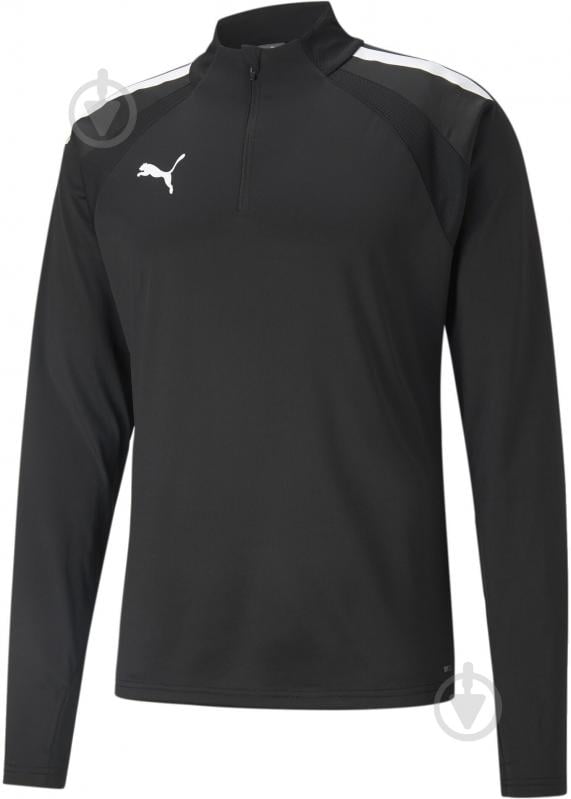 Джемпер Puma TEAMLIGA 1/4 ZIP TOP 65723603 р.2XL чорний - фото 1