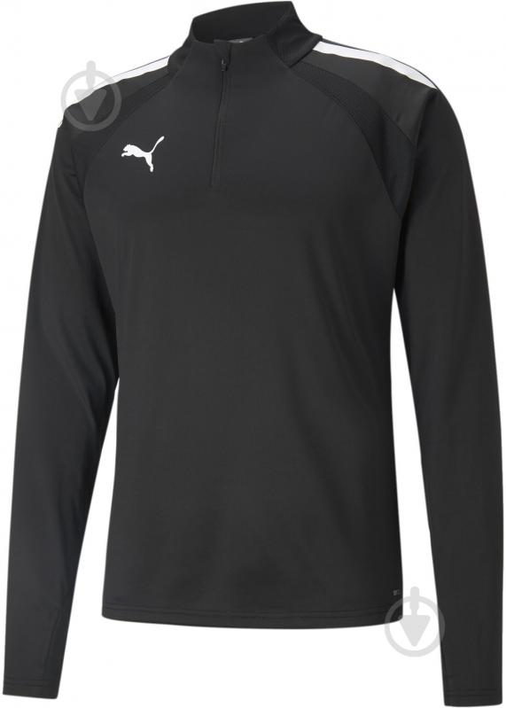 Джемпер Puma TEAMLIGA 1/4 ZIP TOP 65723603 р.XL чорний - фото 1