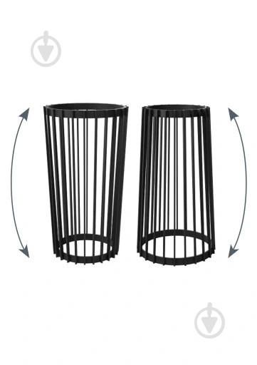 Подставка для цветов Form Plastic Standy-L 24 54 см черный - фото 5