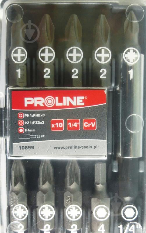 Набор бит Profix 10 шт. 10699 - фото 1