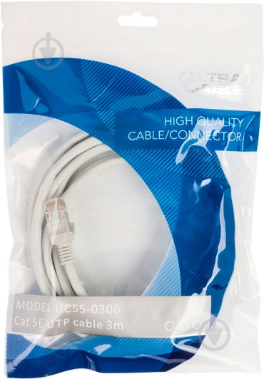 Патч-корд Ultra CAT5e UC55-0300 3 м білий - фото 3