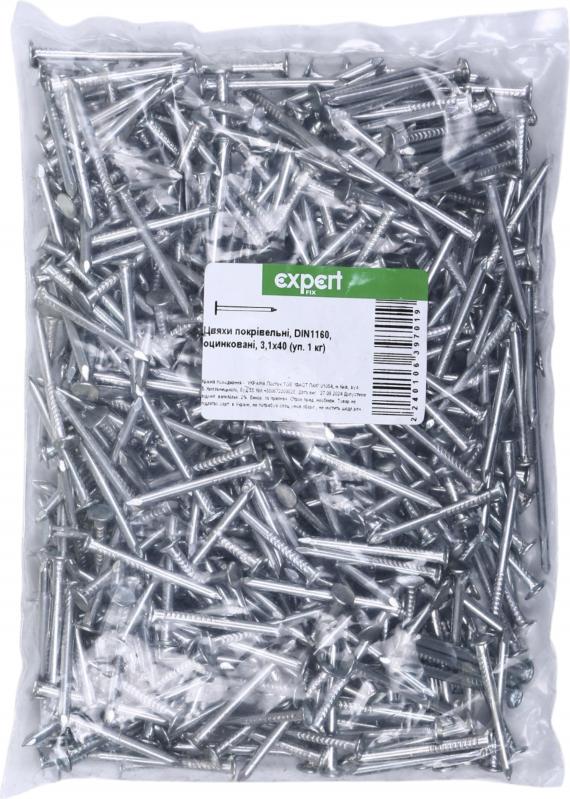 Гвозди кровельные 3,1x40 мм Expert Fix DIN 1160 1 кг белый цинк (KRG31040-2me) - фото 2
