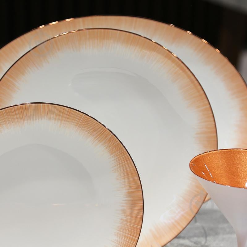 Сервіз столовий Glowing Copper 28 предметів на 6 персон Narumi - фото 3