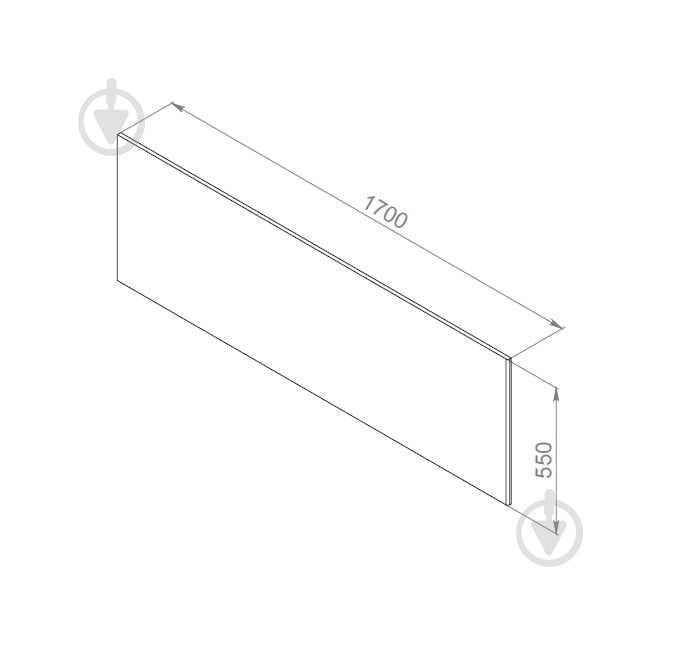 Панель для ванны фронтальная Damixa 170x75 см 53WA-170-075W-P Gala - фото 2