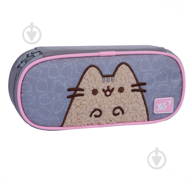 Пенал PH-30 Pusheen Fatty YES серый - фото 1