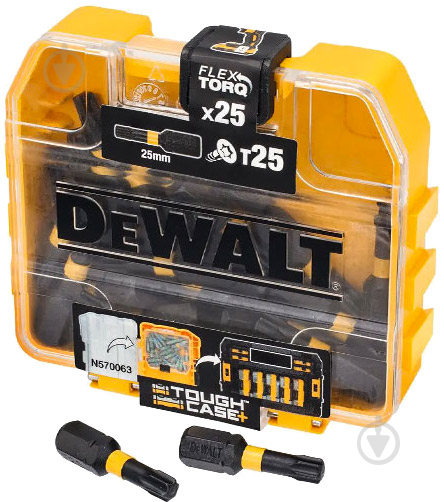 Набор бит DeWalt Extreme Flextorq 25 шт. DT70558T - фото 1