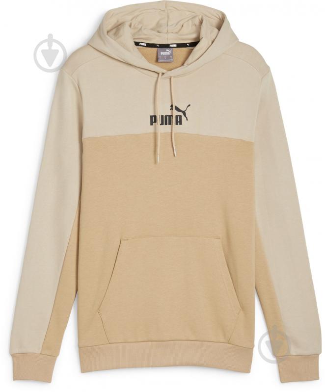 Джемпер Puma ESS+ BLOCK HOODIE TR 84742883 р.2XL бежевый - фото 1