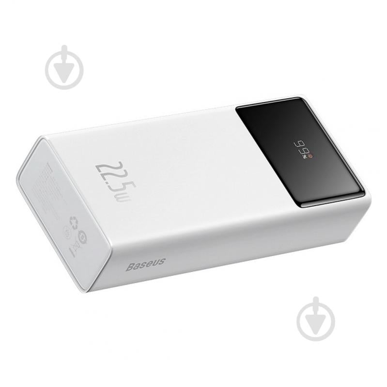 Повербанк BASEUS 30000 mAh white (E0027K01) - фото 3
