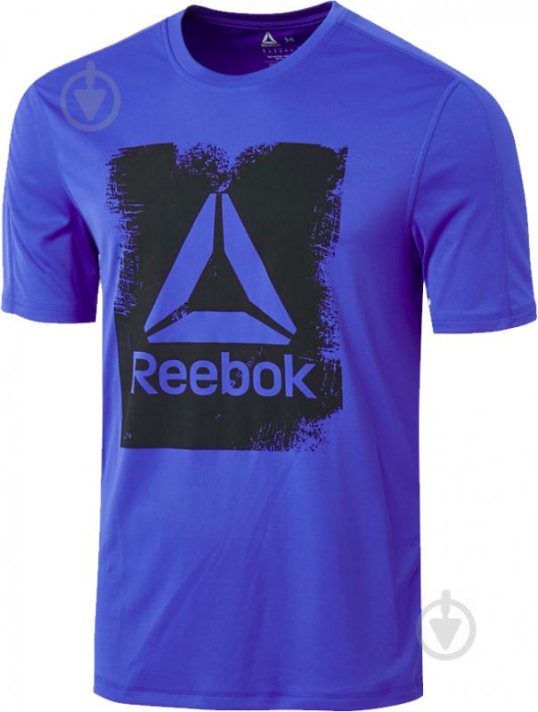 Футболка Reebok ACTRON TECH TEE CX1417 р.S синій - фото 1