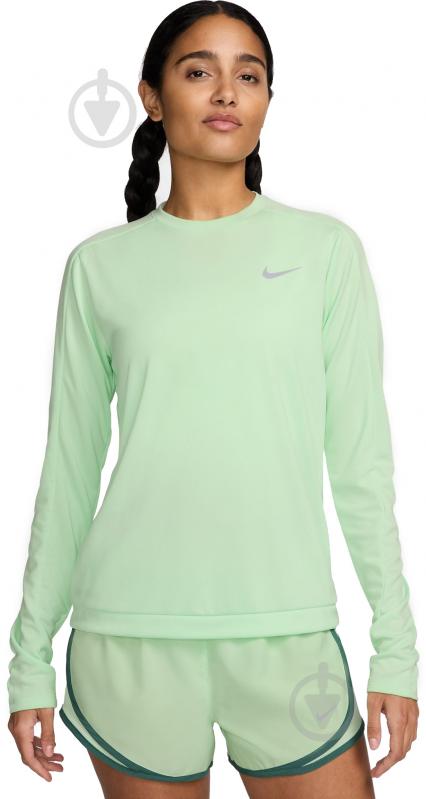 Футболка Nike NK DF PACER CREW DQ6379-376 р.M зеленый - фото 1