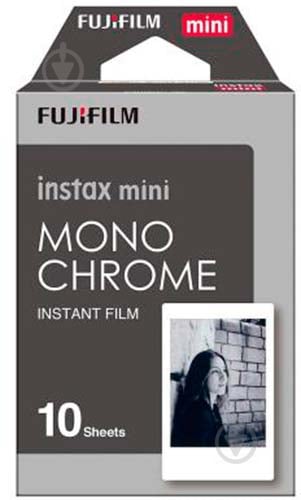 Фотобумага Fujifilm INSTAX MINI MONOCHROME (54х86мм 10шт) - фото 1