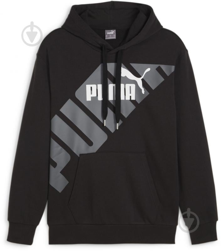 Джемпер Puma PUMA POWER GRAPHIC HOODIE TR 67896301 р.M чорний - фото 1