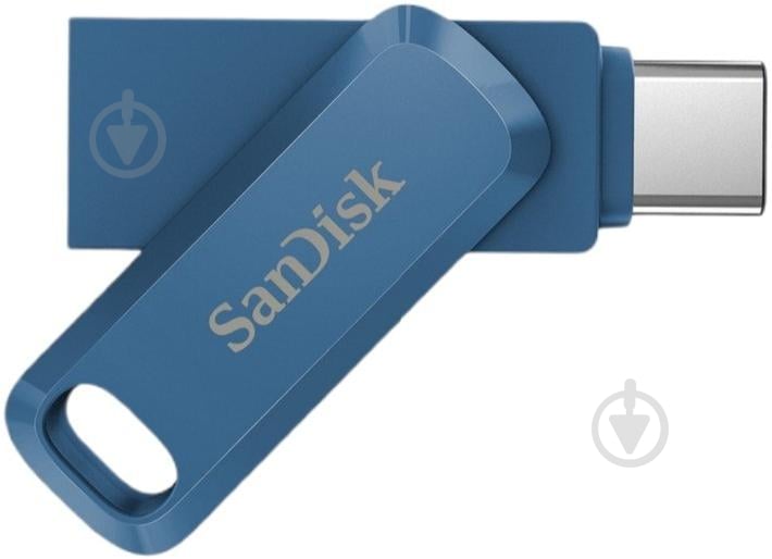 Флешпам'ять USB SanDisk Dual Drive Go 128 ГБ USB 3.1 USB Type-C blue (SDDDC3-128G-G46NB) - фото 3