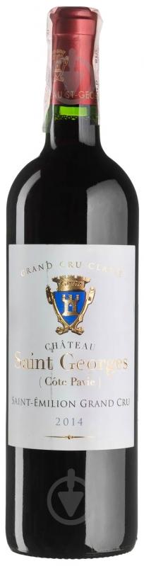 Вино Chateau Saint Georges Cote Pavie 2014 0,75 л - фото 1 Вино Chateau Saint Georges Cote Pavie 2014 0,75 л - фото 1