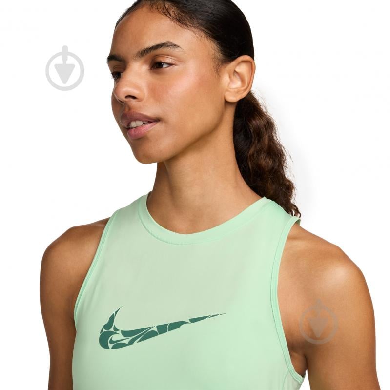 Майка Nike NK ONE SWSH HBR TANK FN2606-376 р.S зелений - фото 3