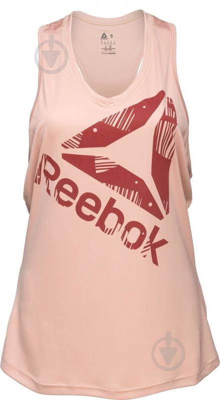 Майка Reebok GYMANA TECH TANK CW2700 р.S кораловий - фото 1