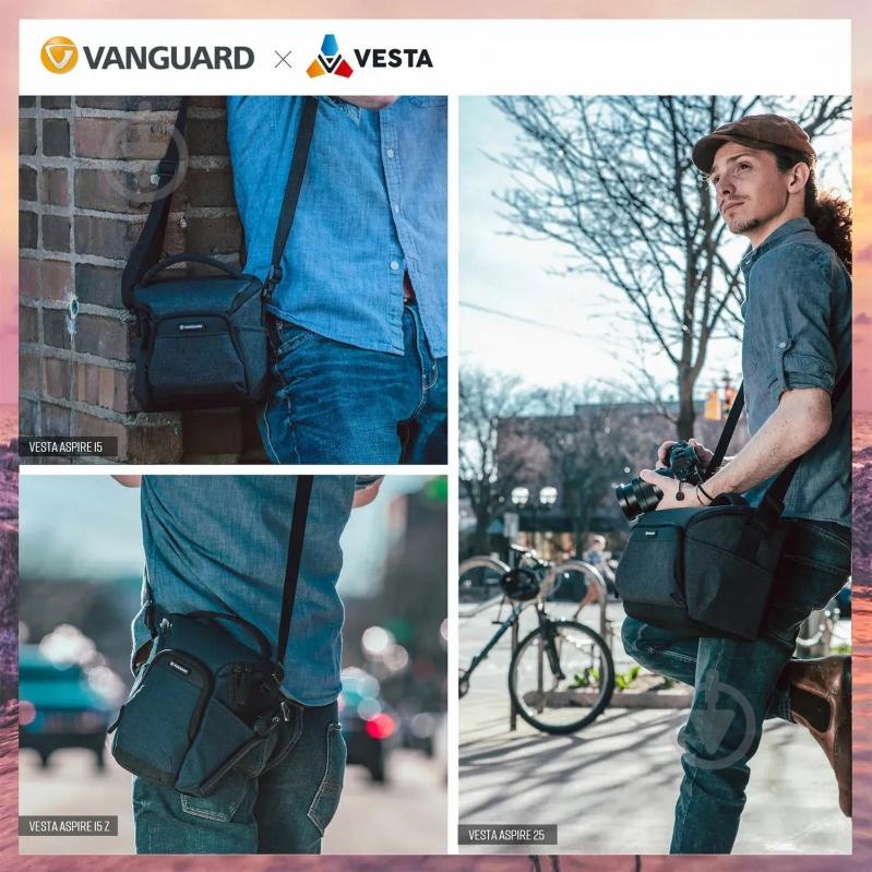 Сумка Vanguard Vesta Aspire 15 Gray - фото 13 Сумка Vanguard Vesta Aspire 15 Gray - фото 13