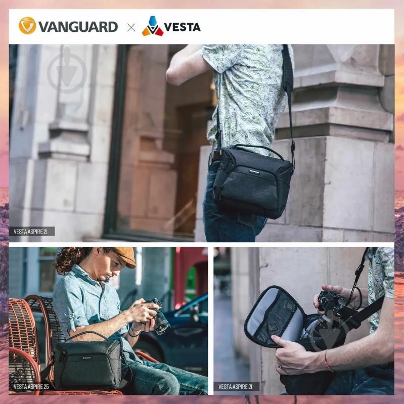 Сумка Vanguard Vesta Aspire 21 Navy - фото 9 Сумка Vanguard Vesta Aspire 21 Navy - фото 9
