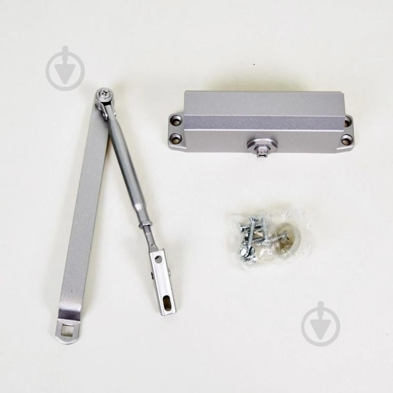 Доводчик дверной Atis DC02 серебряный 45 кг - фото 4