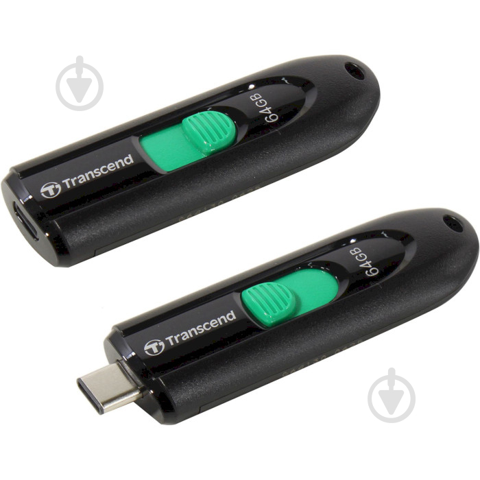 Флеш-память USB Transcend JetFlash 64 ГБ USB Type-C black (TS64GJF790C) - фото 5