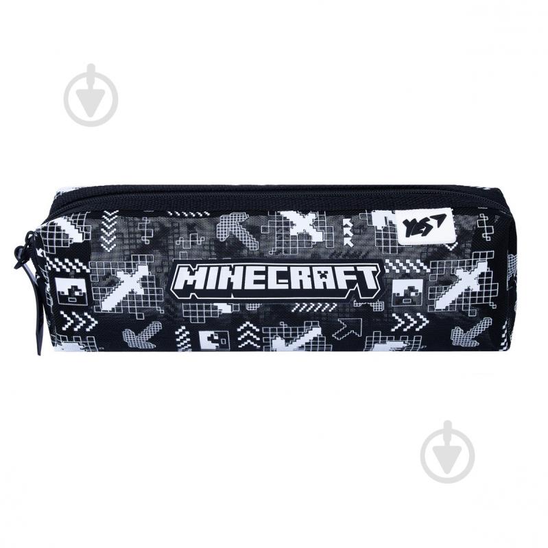 Пенал PH-34 Minecraft Arrow YES черный - фото 1 Пенал PH-34 Minecraft Arrow YES черный - фото 1