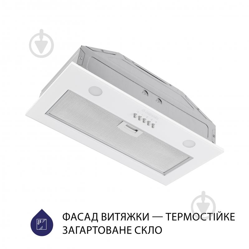 Вытяжка Minola HBI 5262 WH GLASS 700 LED полновстраиваемая - фото 4