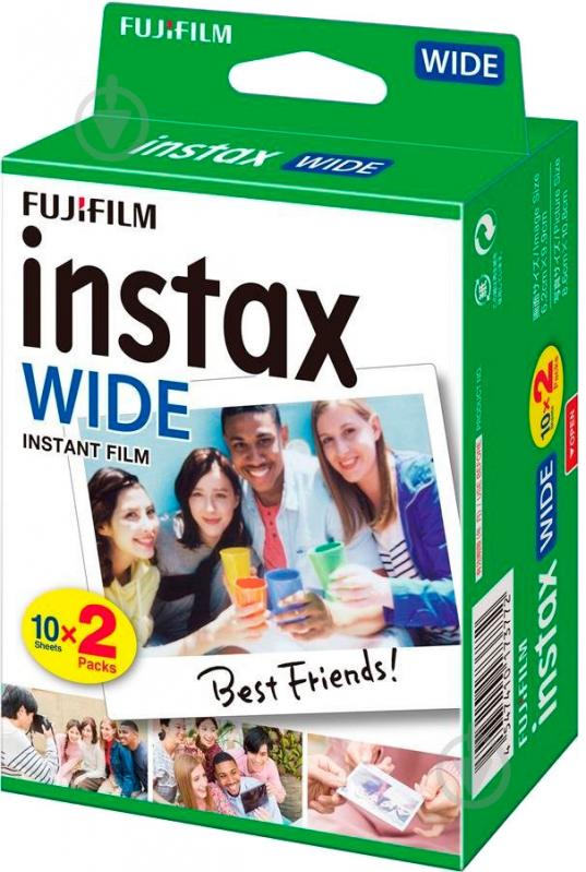 Фотопапір Fujifilm COLORFILM INSTAX REG GLOSSY (108х86мм 2х10шт) - фото 1