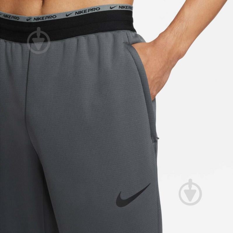 Брюки Nike PRO THERMA-FIT DD2122-068 р. M серый - фото 4