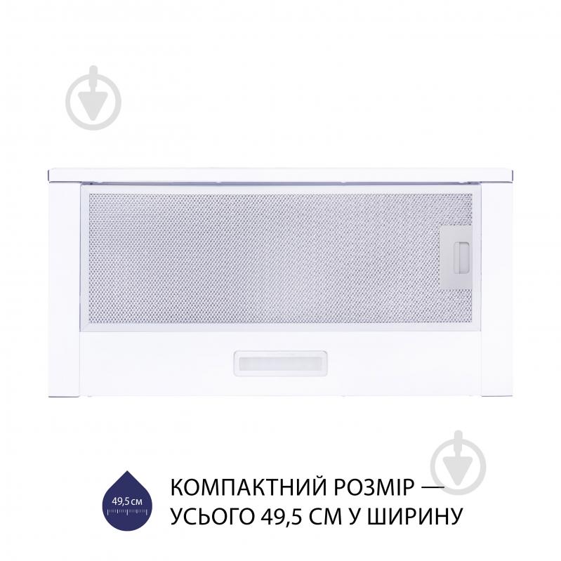 Витяжка Minola HTL 5714 WH 1100 LED телескопічна - фото 2