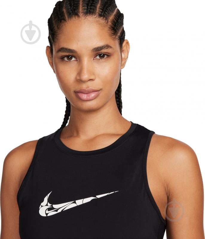 Майка Nike NK ONE SWSH HBR TANK FN2606-010 р.L чорний - фото 3