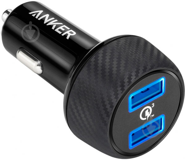 Автомобільний зарядний пристрій Anker PowerDrive - 2 Quick Charge 3.0 Ports V3 - фото 1