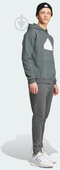 Джемпер Adidas M FI BOS HD IN3324 р.XL зеленый - фото 4